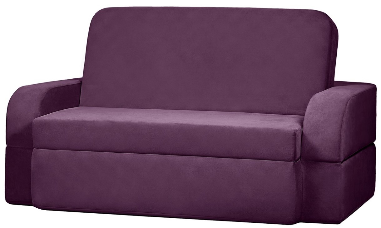 Бескаркасный диван Edka Terra 160x200x30 M10 Violet Inchis