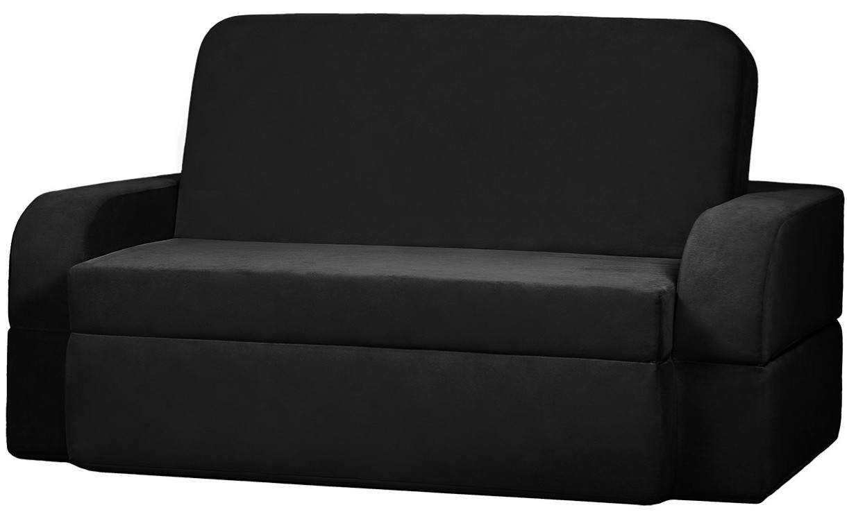 Canapea fără ramă Edka Terra 160x200x30 M37 Negru