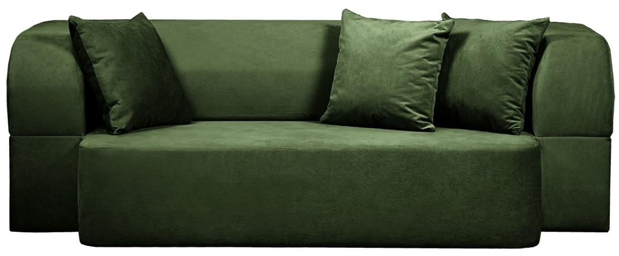 Canapea fără ramă Edka Meteor 200x140x32 M35 Verde Inchis