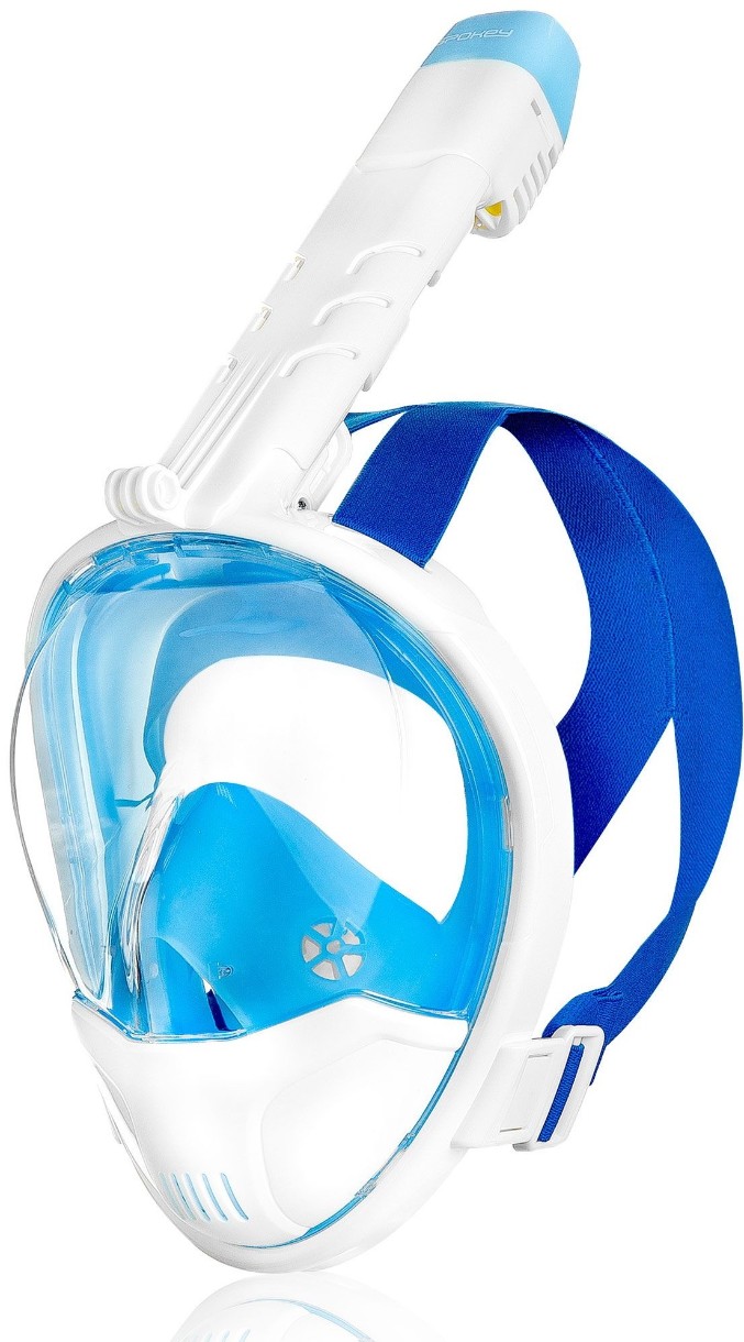 Masca şi tub pentru înot Spokey Karwi Blue S/M (928381)