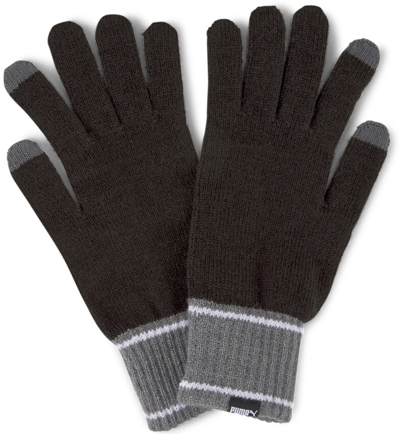Manuși Puma Knit Gloves Puma Black/Dark Gray Heather M