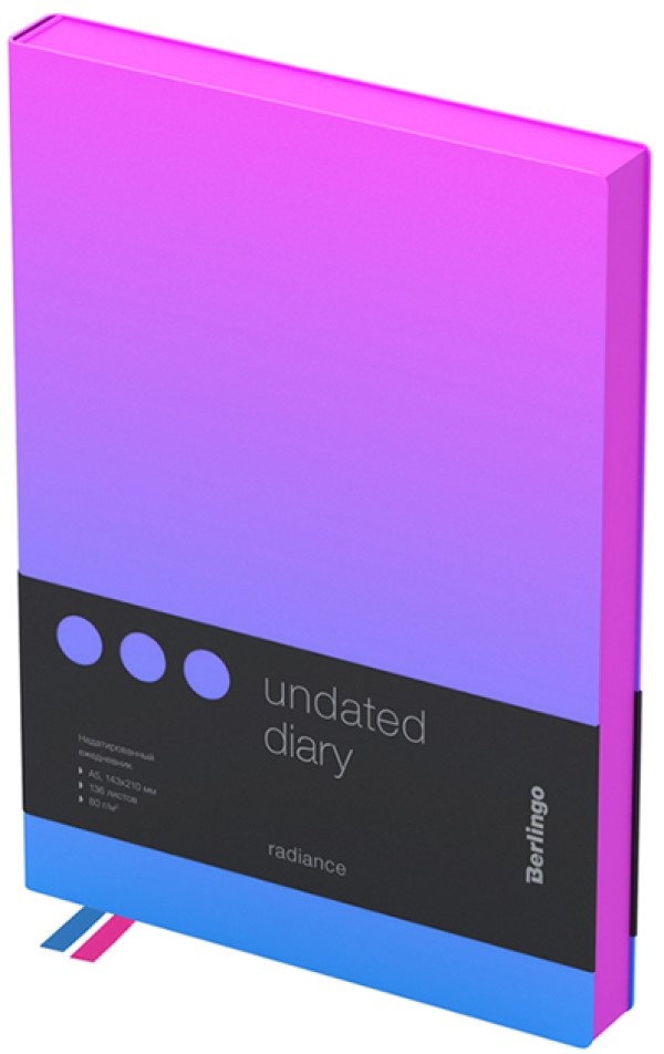 Ежедневник Berlingo Radiance A5 136L Pink