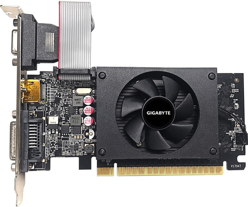 Placă video Gigabyte GeForce GT710 2Gb GDDR5 Low Profile (GV-N710D5-2GIL)