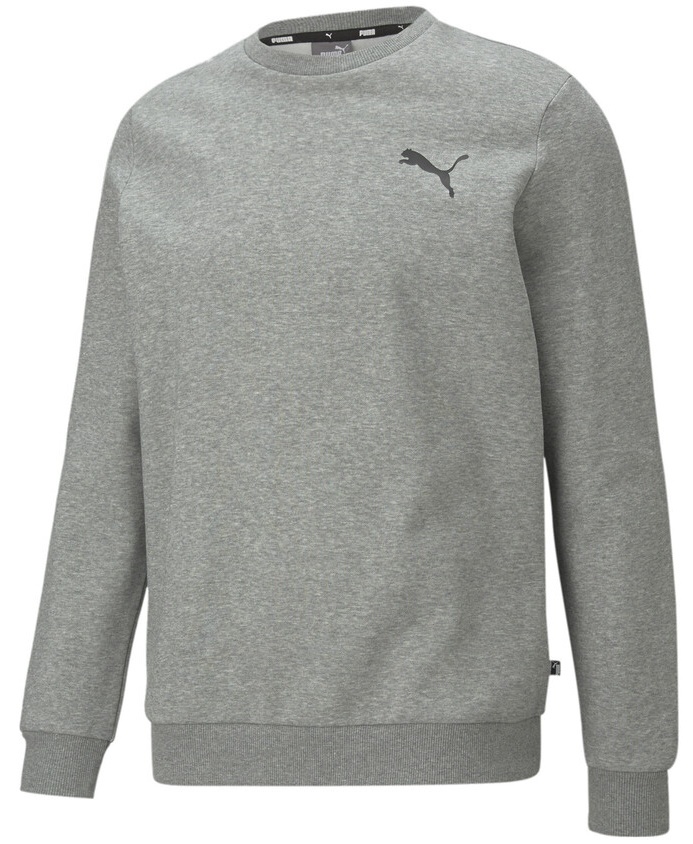 Мужская толстовка Puma ESS Small Logo Crew Fl Medium Gray Heather/Cat M