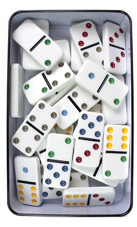 Joc educativ de masa Tactic Domino Double 6 (53913)