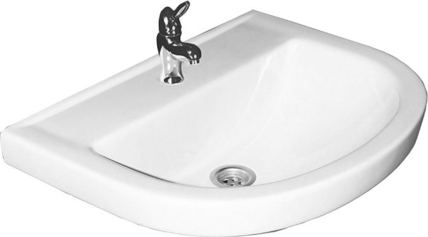 Lavoar Rosa Standart White Round