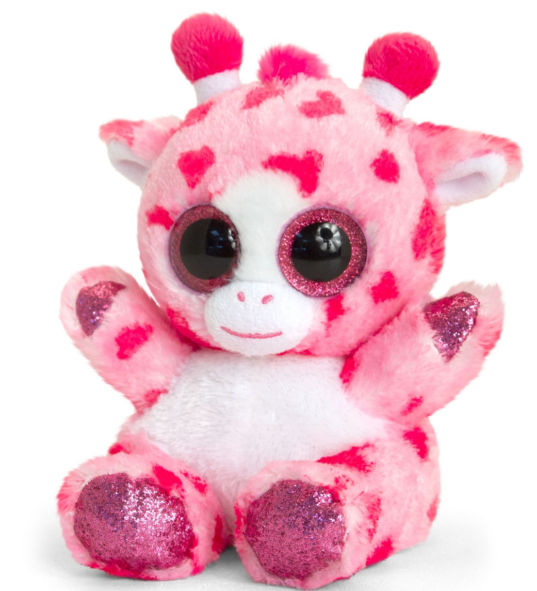 Jucărie de pluș Keel-Toys Pink Heart Giraffe (SF6561)