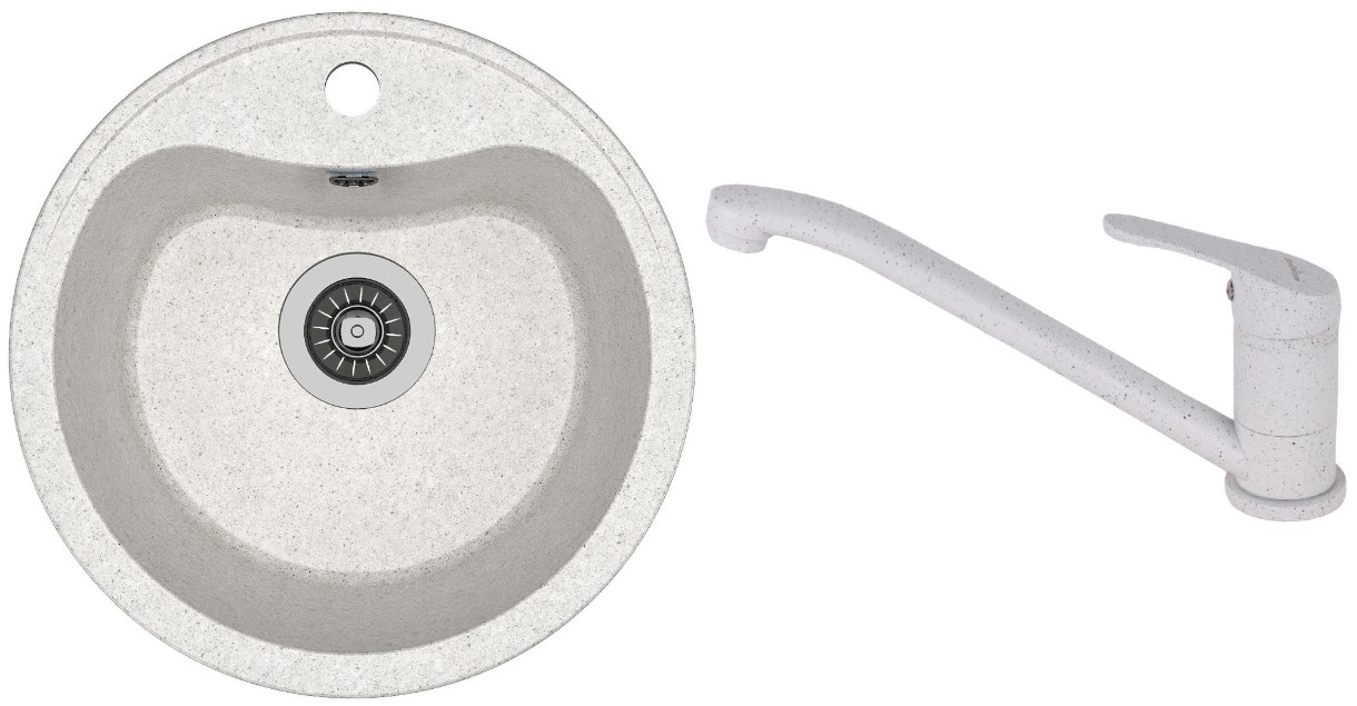 Chiuvetă de bucătărie Dr.Gans DORA+SanDonna F 1066 Black VOR57189