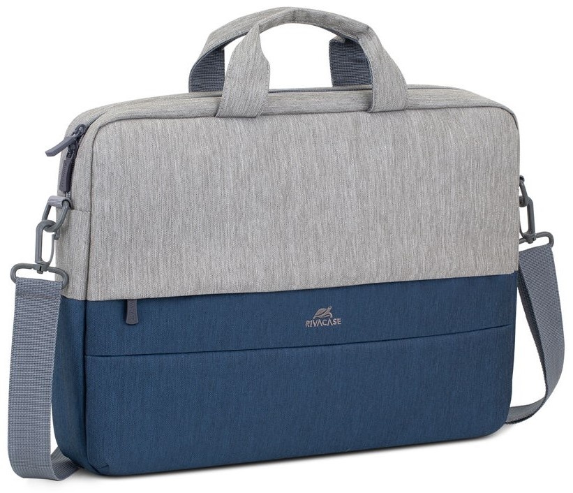 Geanta laptop Rivacase 7532 Gray/Dark Blue