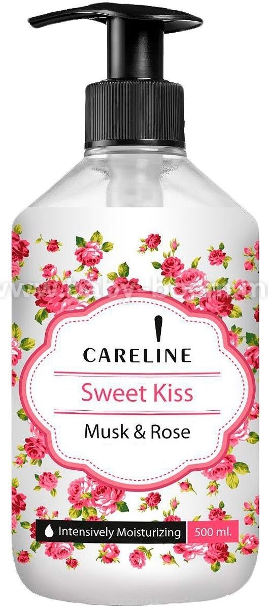 Sapun lichid pentru mîini Careline Sweet Kiss Rose Musk 500ml (991792)