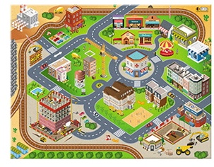 Covor joc pentru copii Essa Toys (L3189-D)