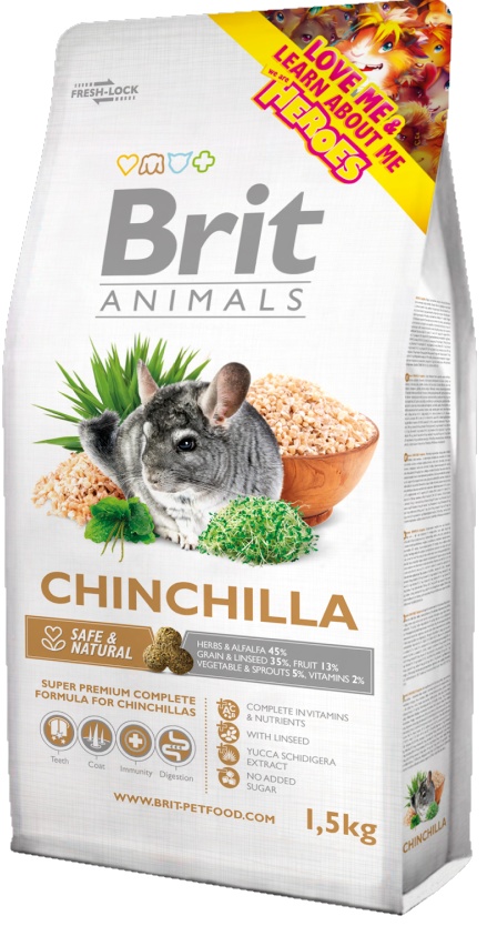 Корм для шиншилл Brit Chinchilla 1.5kg