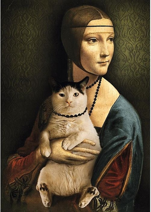 Пазл Trefl 1000 Lady with Cat (10663)