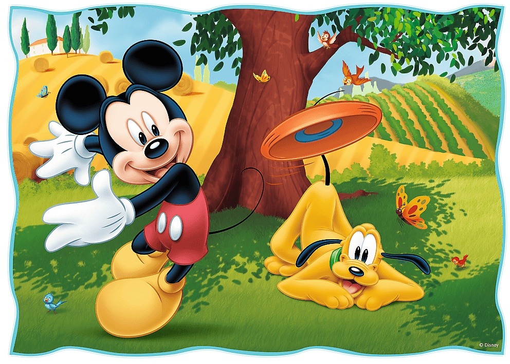 Puzzle Trefl 4in1 Mickey Mouse nice day (34604)