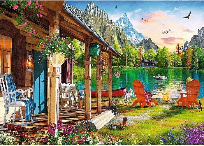 Puzzle Trefl 500 Cabin in the Mountains (37408)