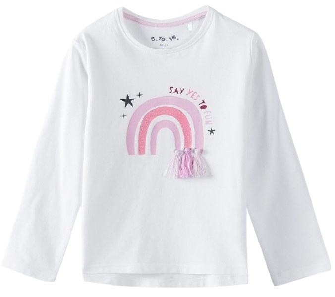 Pulover pentru copii 5.10.15 3H4125 White 116cm