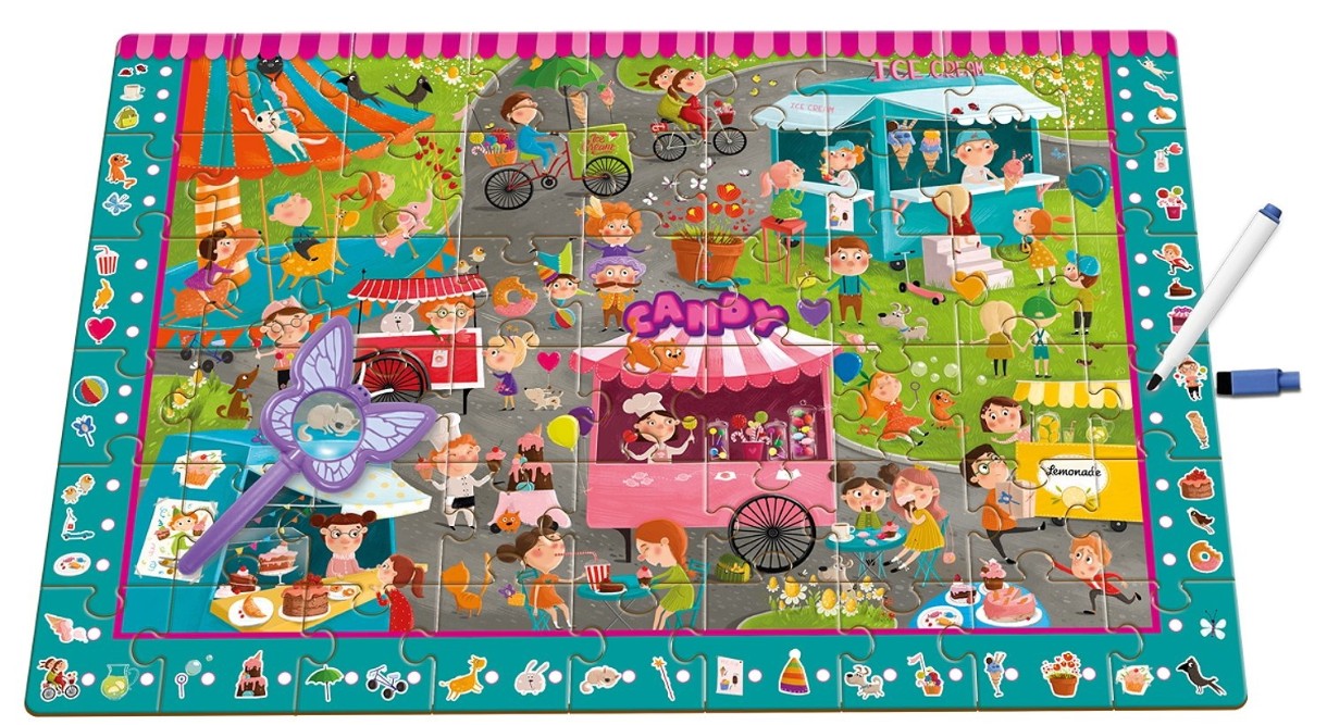 Puzzle Roter Kafer 54 Detective. Candy Fair (RK1080-06)