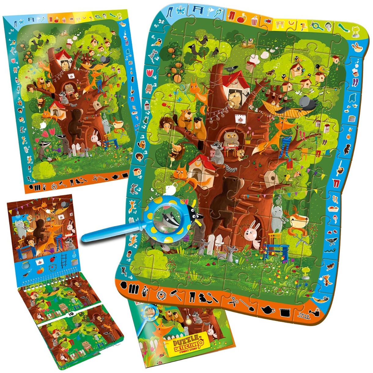 Puzzle Roter Kafer 54 Forest Story (RK1080-04)