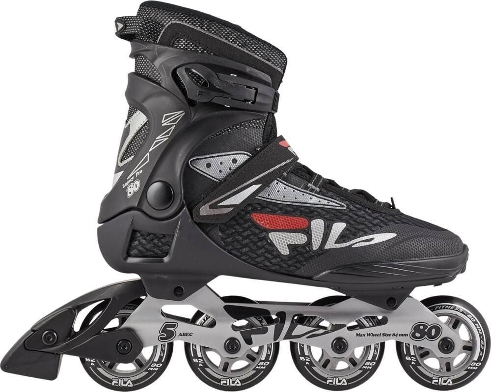 Роликовые коньки Fila Legacy Pro 80 Black/Silver/Red 46