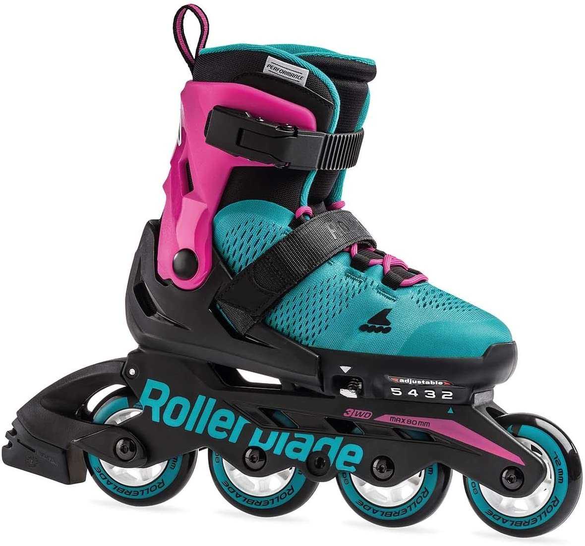 Роликовые коньки RollerBlade Cube G Pink/Emerald Green (28-32)