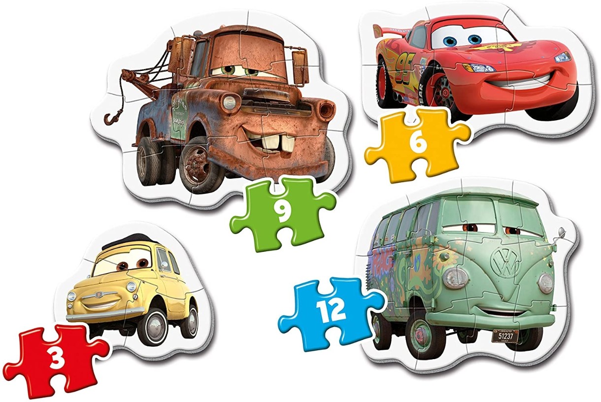 Puzzle Clementoni 4in1 Cars (20804)