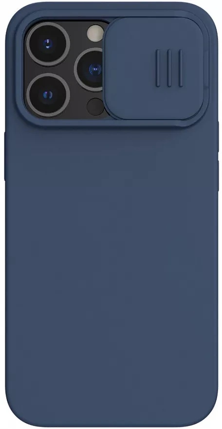 Husa de protecție Nillkin Apple iPhone 13 Pro Max CamShield Silky Silicone Case Midnight Blue