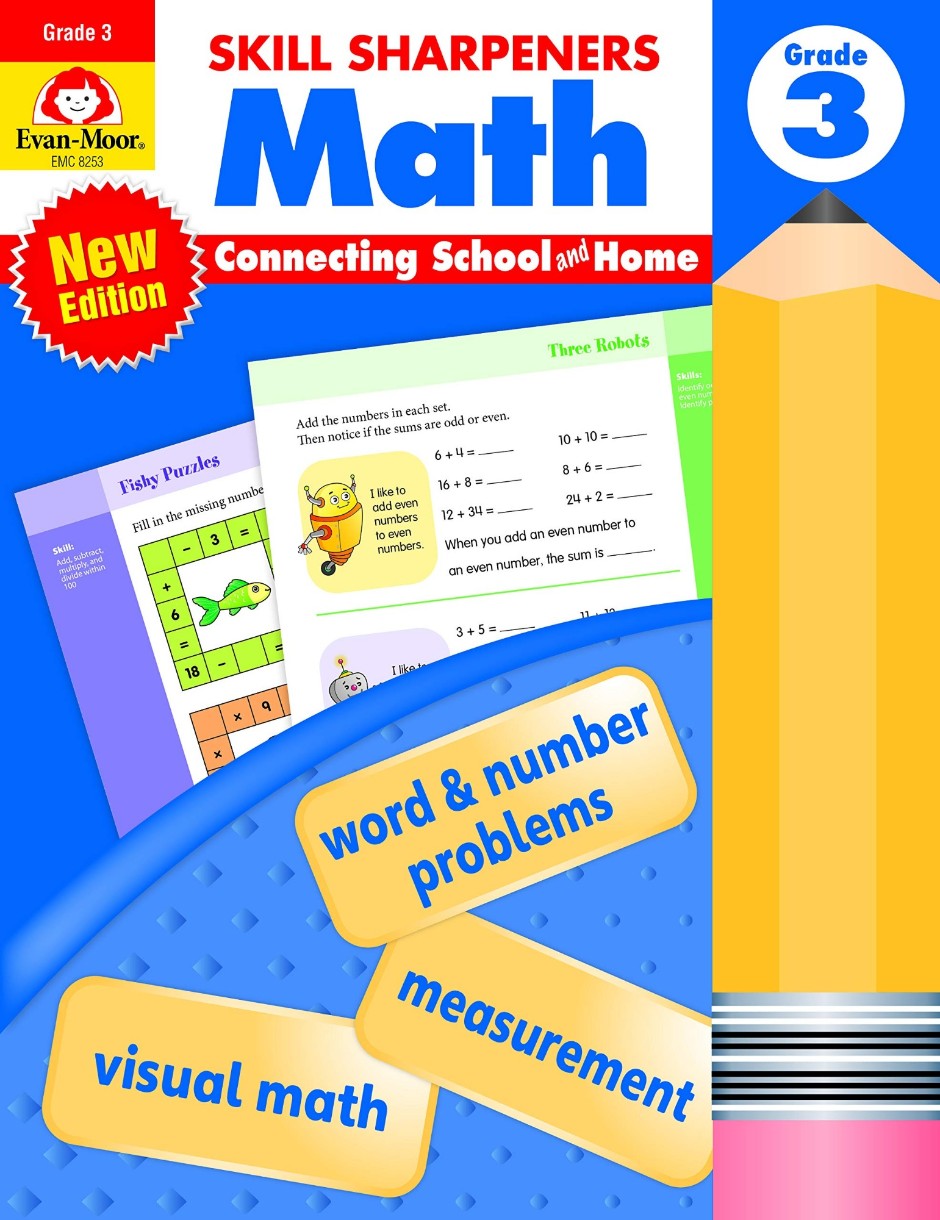 Книга EM Skill Sharpeners Math Grade 3 (9781629389882)