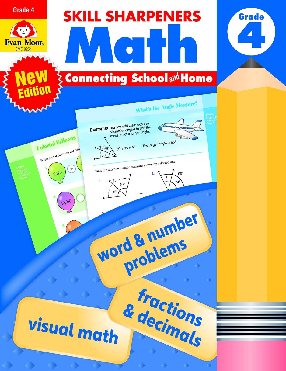 Книга EM Skill Sharpeners Math Grade 4 (9781629389899)