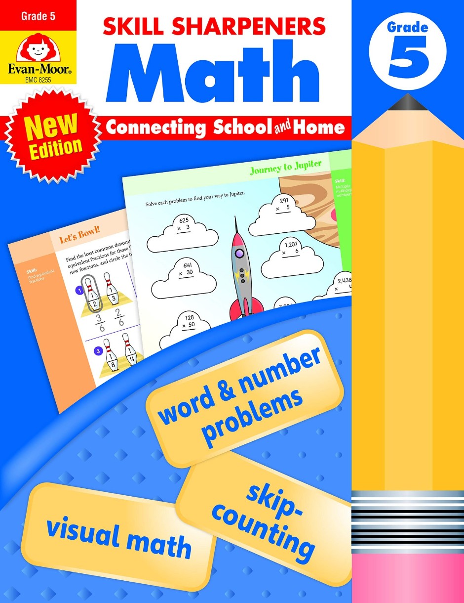 Книга EM Skill Sharpeners Math Grade 5 (9781629389905)