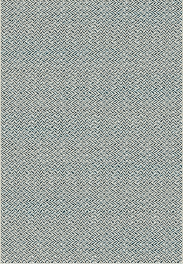 Ковёр Devos Caby Terazza Ivory Silver/Blue (21105) 2.40x3.30m