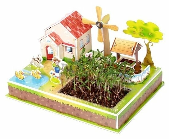 Puzzle 3D-constructor Zilipoo Windmill Farm (Z-001)