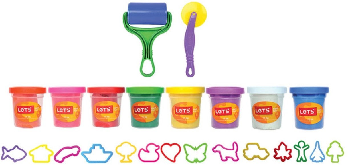Plastilina Lets 8 Colors (L8508)