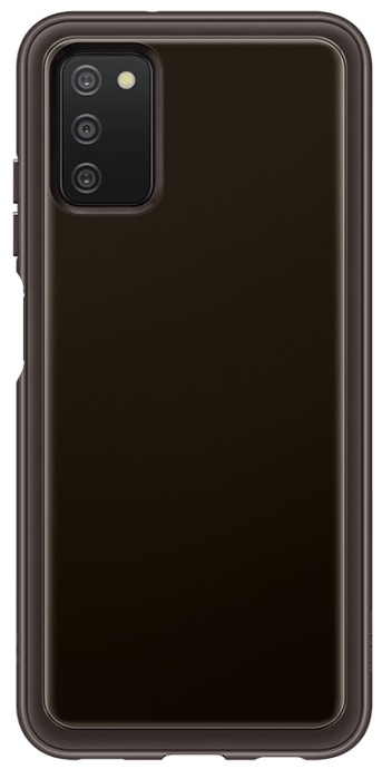 Husa de protecție Samsung Soft Clear Cover Galaxy A03s Black