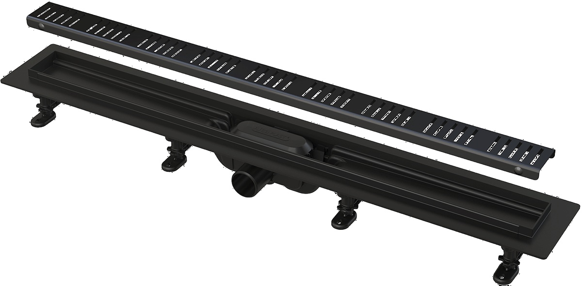 Трап для душа Alcaplast APZ10 Black-650M (106421)