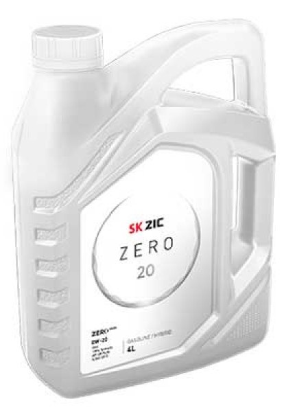 Моторное масло Zic Zero 20 0W-20 4L