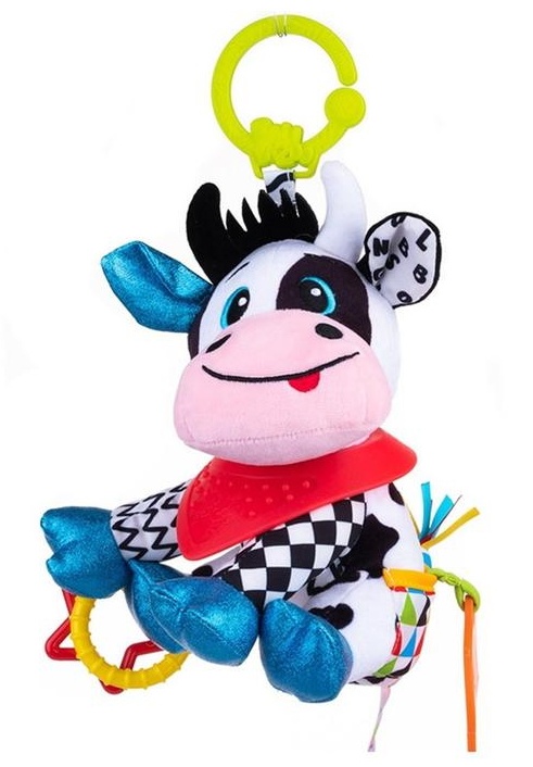 Игрушка для колясок и кроваток BaliBazoo Cow Clara Bandana (80215)