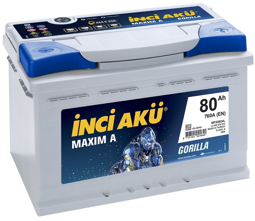 Автомобильный аккумулятор Inci Aku Maxima (L3 080 076 013)