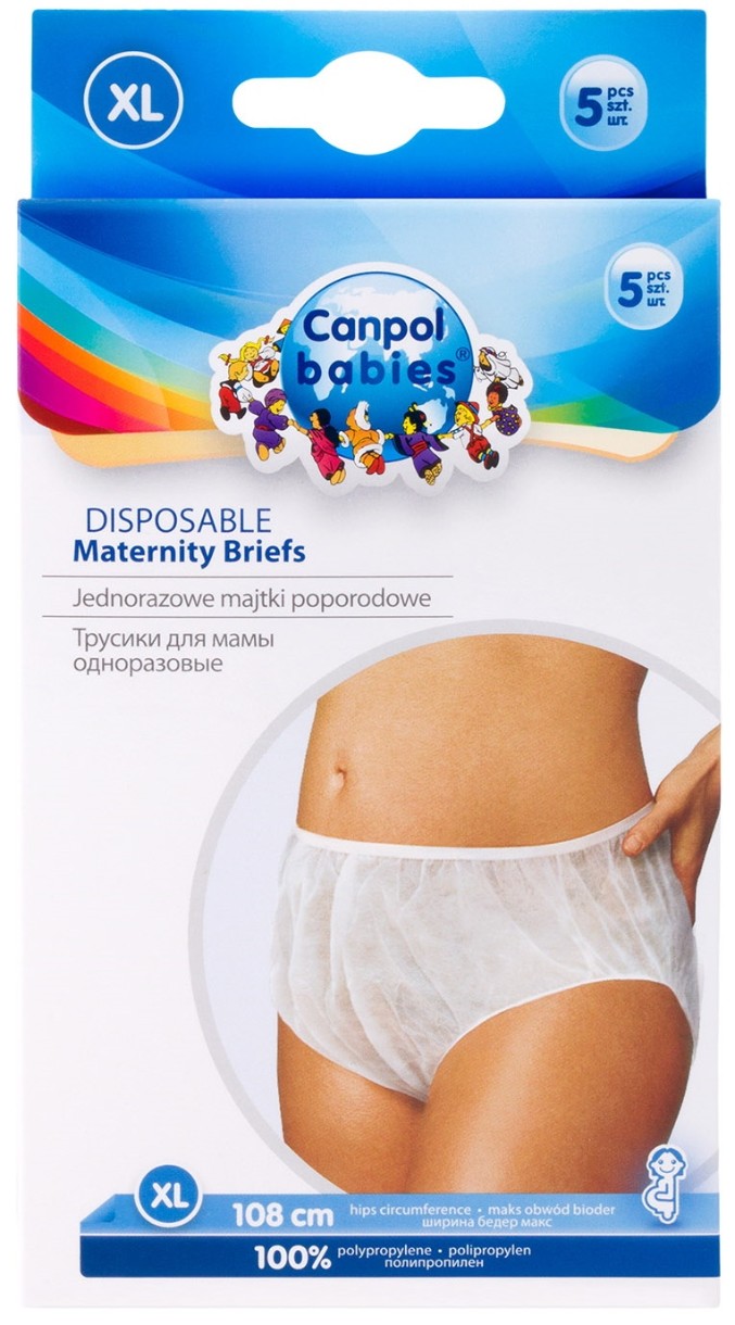 Chiloți de unică folosință după naștere Canpol 5pcs XL (9/600)
