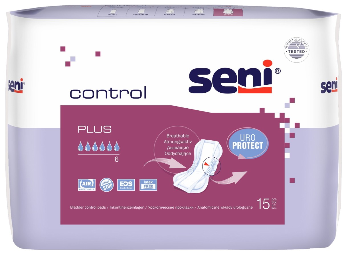 Урологические прокладки Seni Control Plus 15pcs
