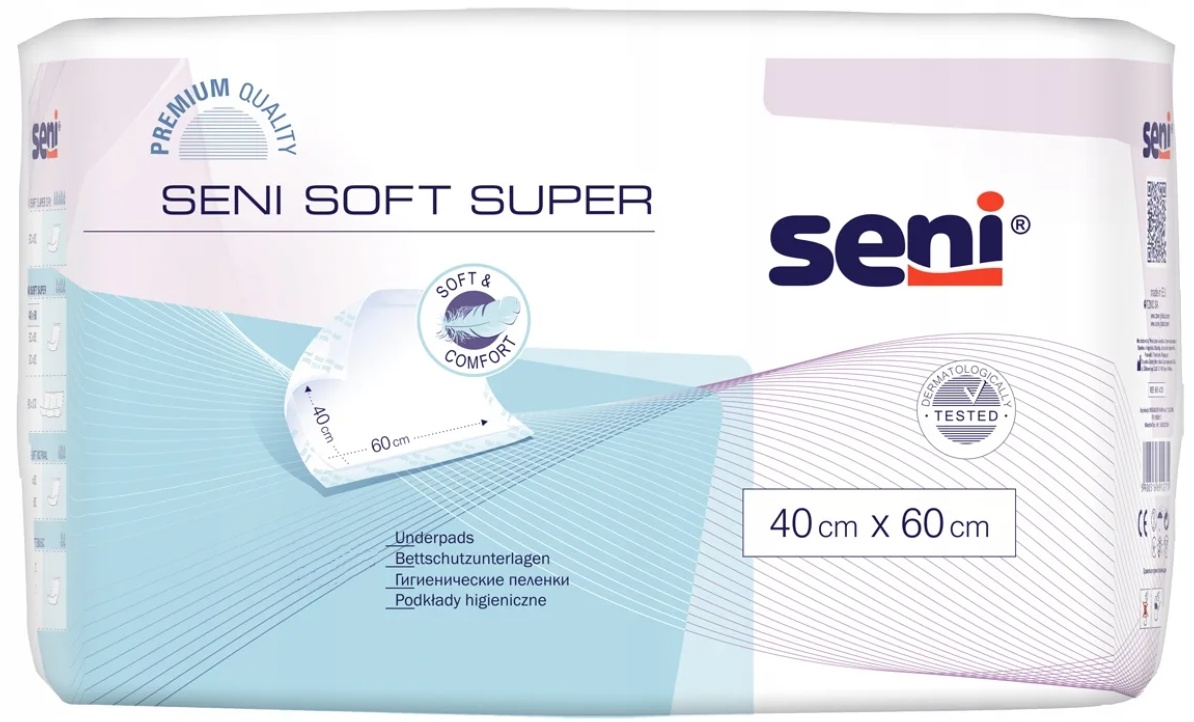Protectoare pentru pat Seni Soft Super 40x60cm 50pcs
