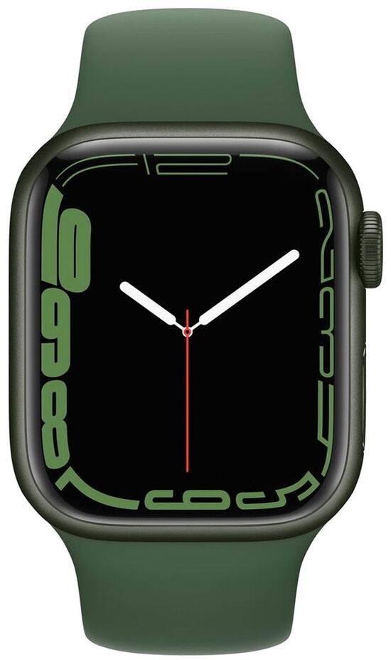Смарт-часы Apple Watch Series 7 45mm Green Aluminium Case with Clover Sport Band (MKN73)