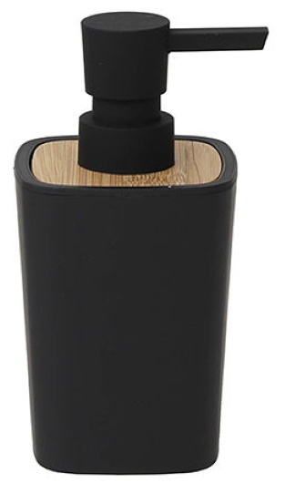 Dozator săpun lichid Tendance Rubber Black 380ml (46267)