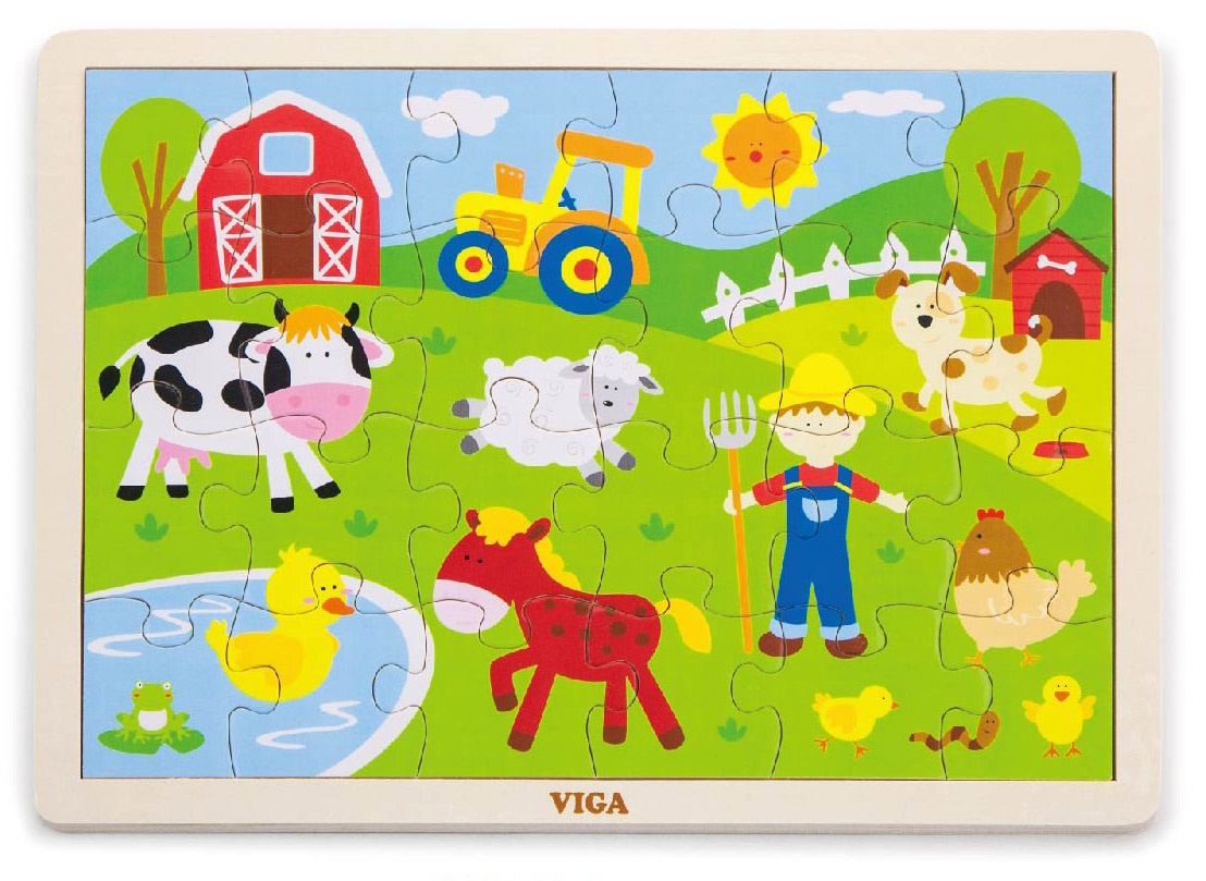 Puzzle Viga 24 Farm (50197)