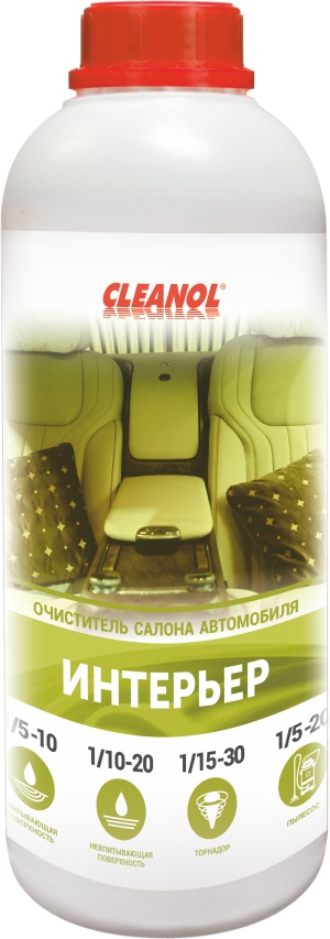 Очиститель салона Cleanol Интерьер 1л