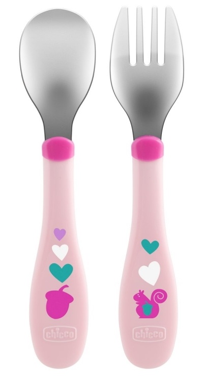 Комплект вилка и ложка Chicco (086634)