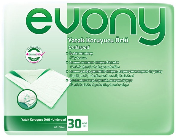 Protectoare pentru pat Evony Bed Protective Cover 60x90cm 30pcs