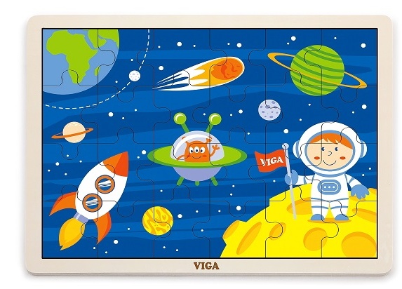 Puzzle Viga 24 Space Travel (51461)