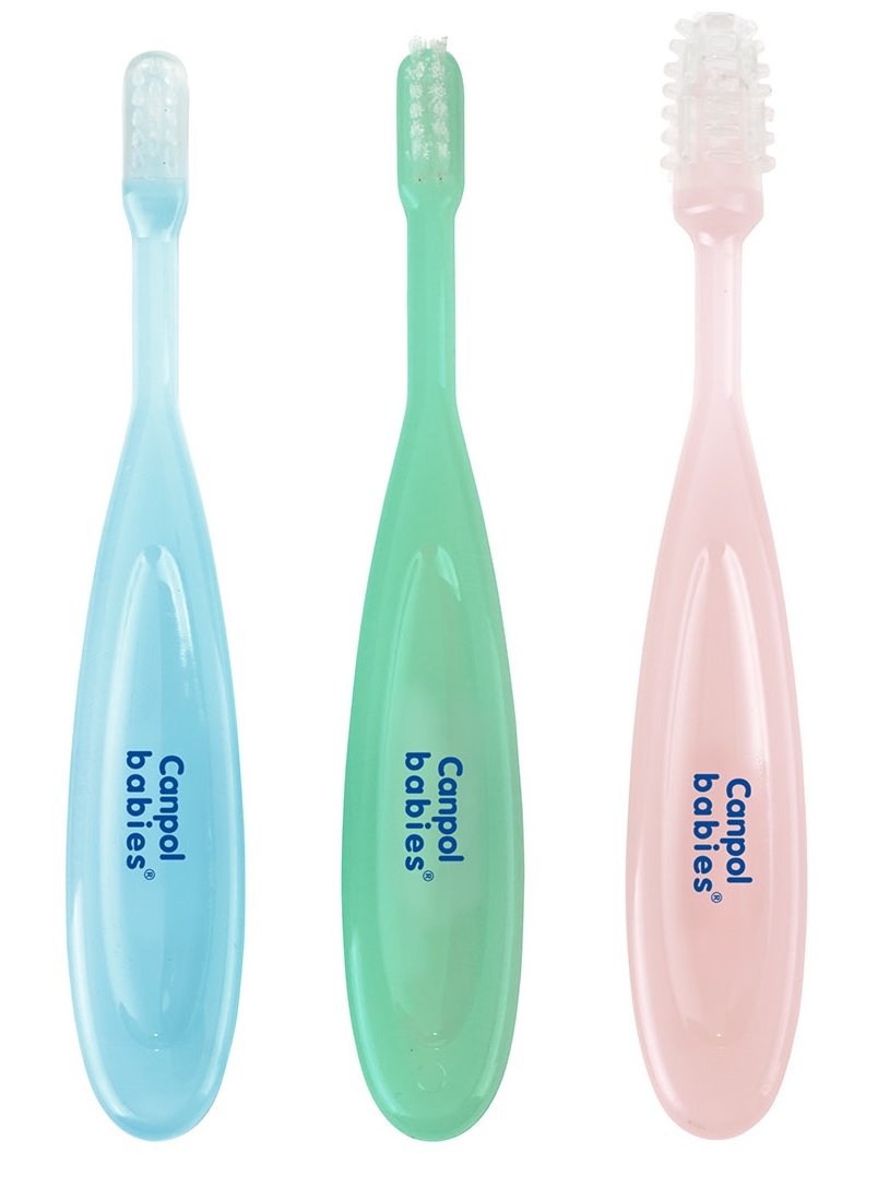 Набор зубных щёток для малышей Canpol Babies 3pcs (2/421)