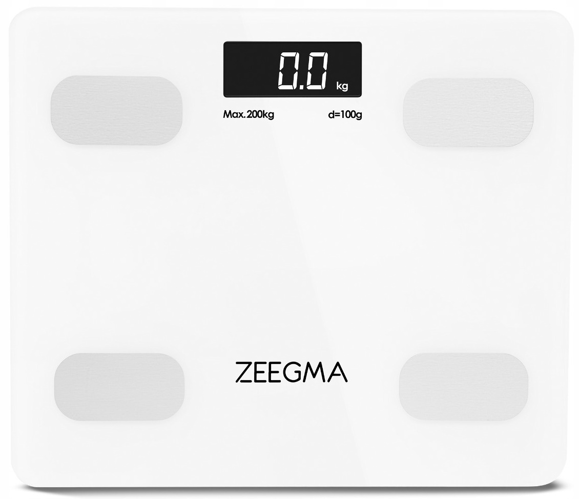 Cântar de podea Zeegma Gewit White