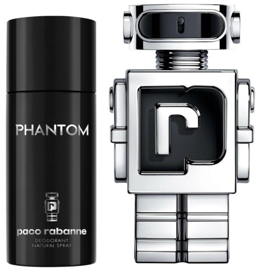 Парфюмерный набор для него Paco Rabanne Phantom EDT 100ml + Deo 150ml